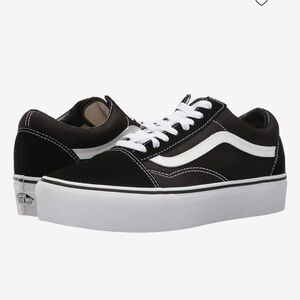 Vans Black and White Women's Sneakers